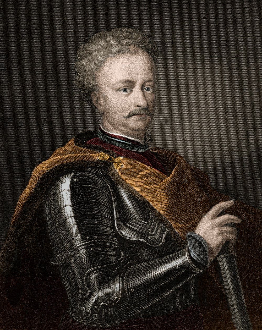 Porträtt av John III Sobieski (1629-1696) Kung av Polen - John Sobieski III av Unknown artist