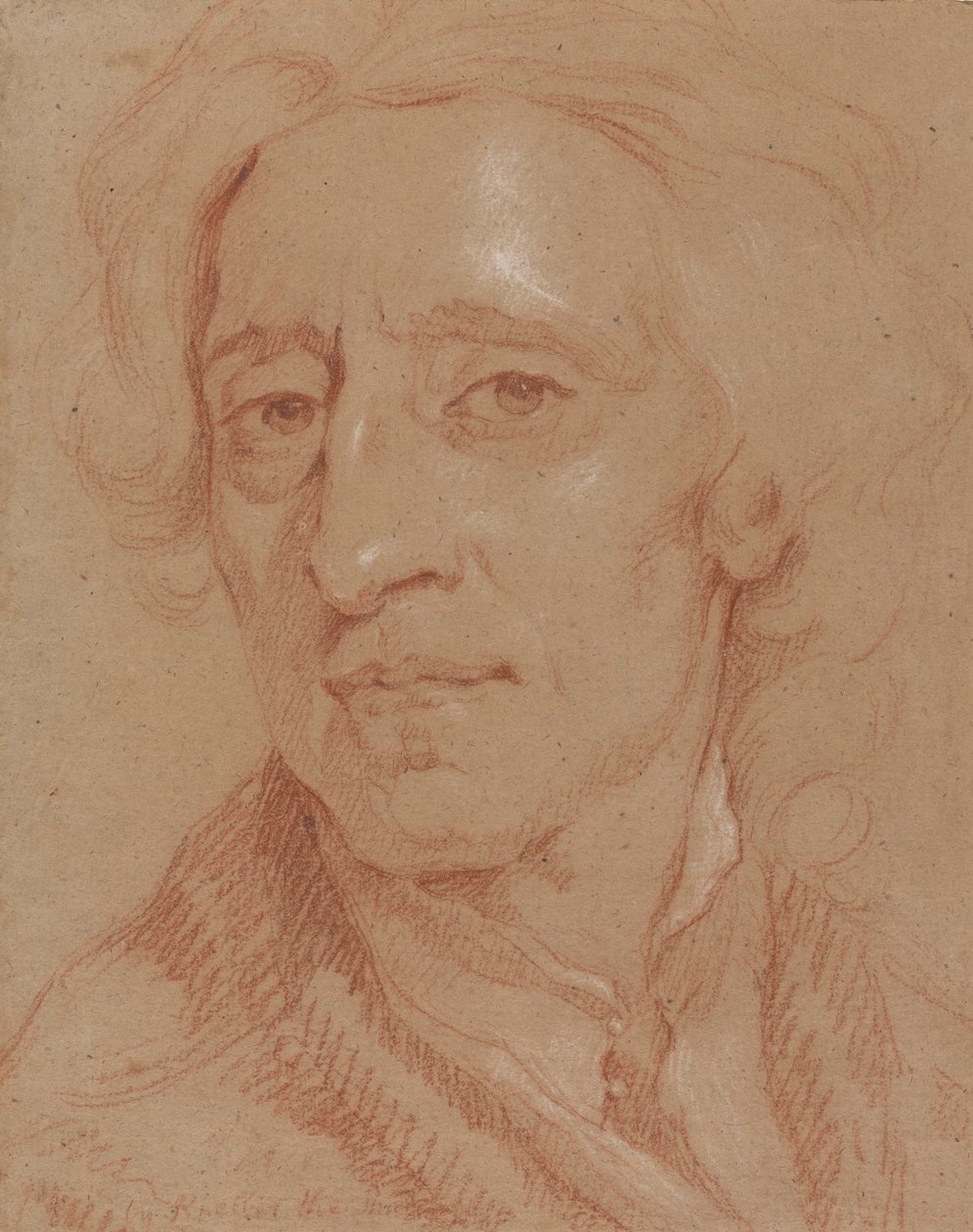 Porträtt av John Locke, filosofen av Unknown artist
