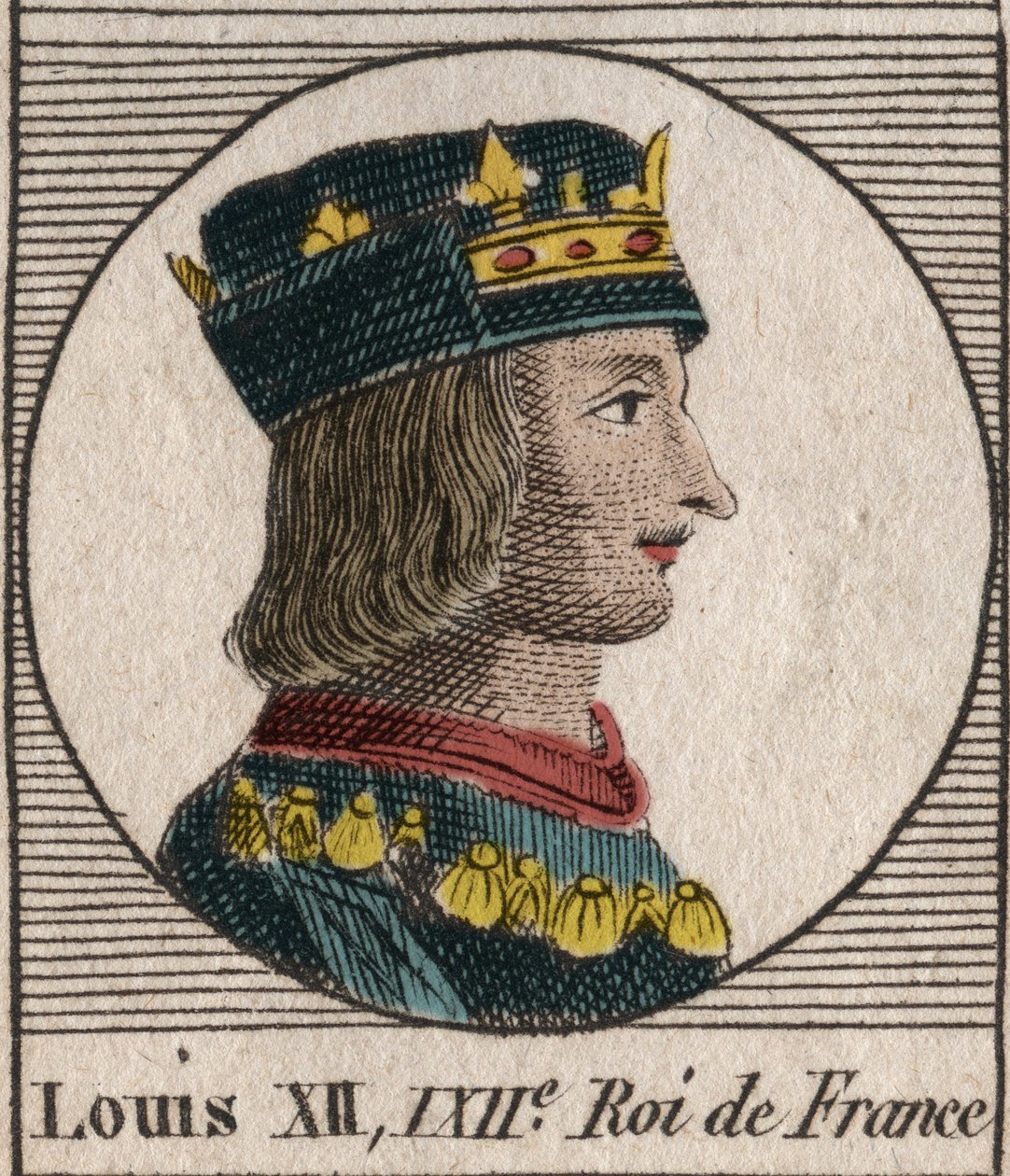Porträtt av kung Ludvig XII av Unknown artist