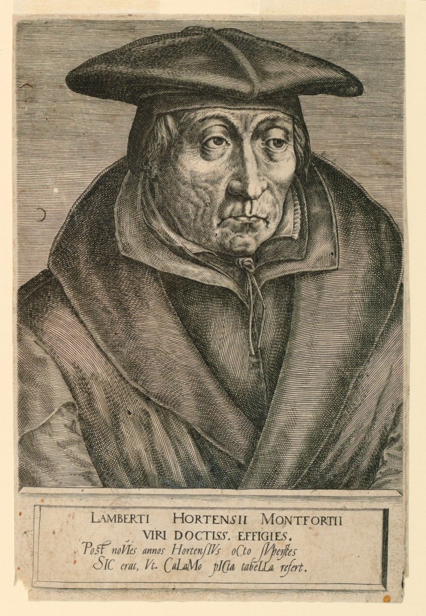 Porträtt av Lambert Hortense Montfort av Unknown artist