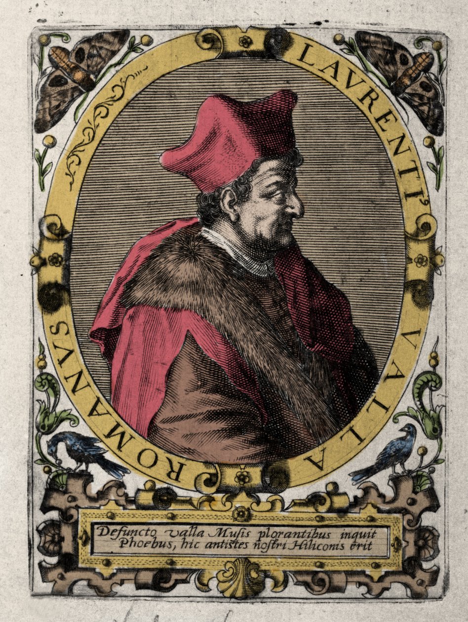 Porträtt av Laurentius Valla de Lorenzo della Vale av Unknown artist