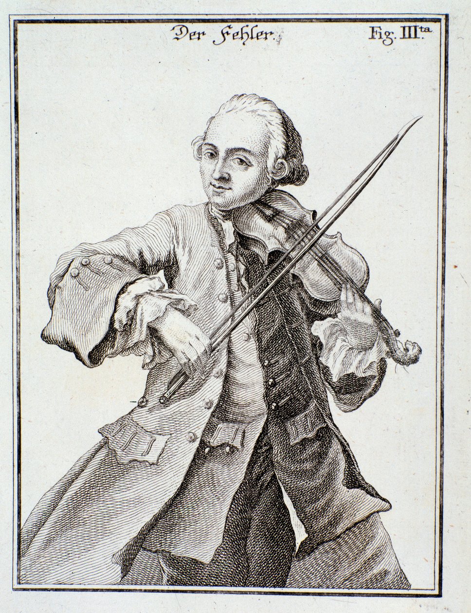 Porträtt av Leopold Mozart (gravyr av Unknown artist