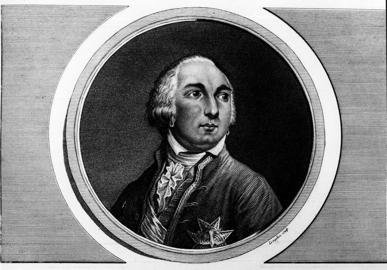 Porträtt av Louis Philippe II Joseph Duc d