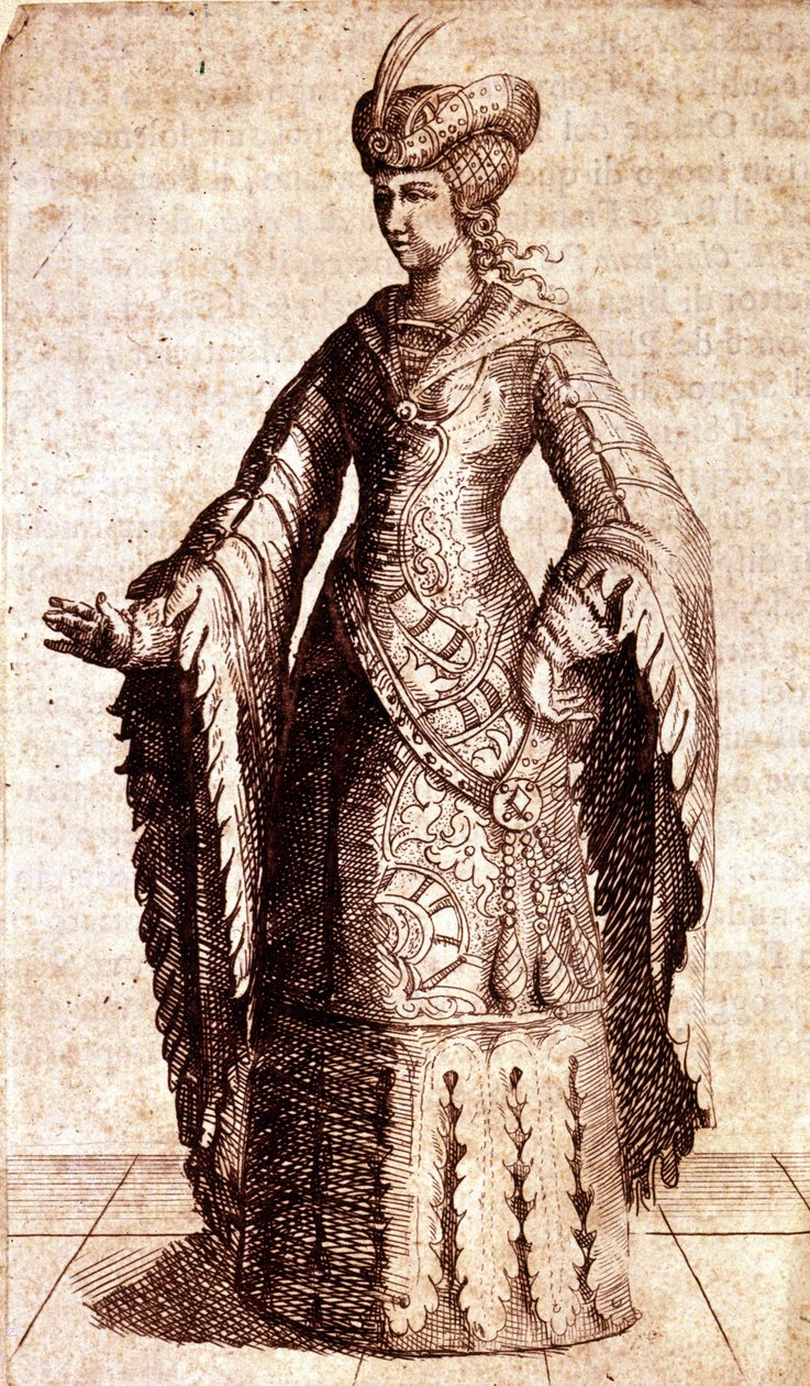 Porträtt av Margarita av Österrike (1480-1530), dotter till Maximilian I. av Unknown artist