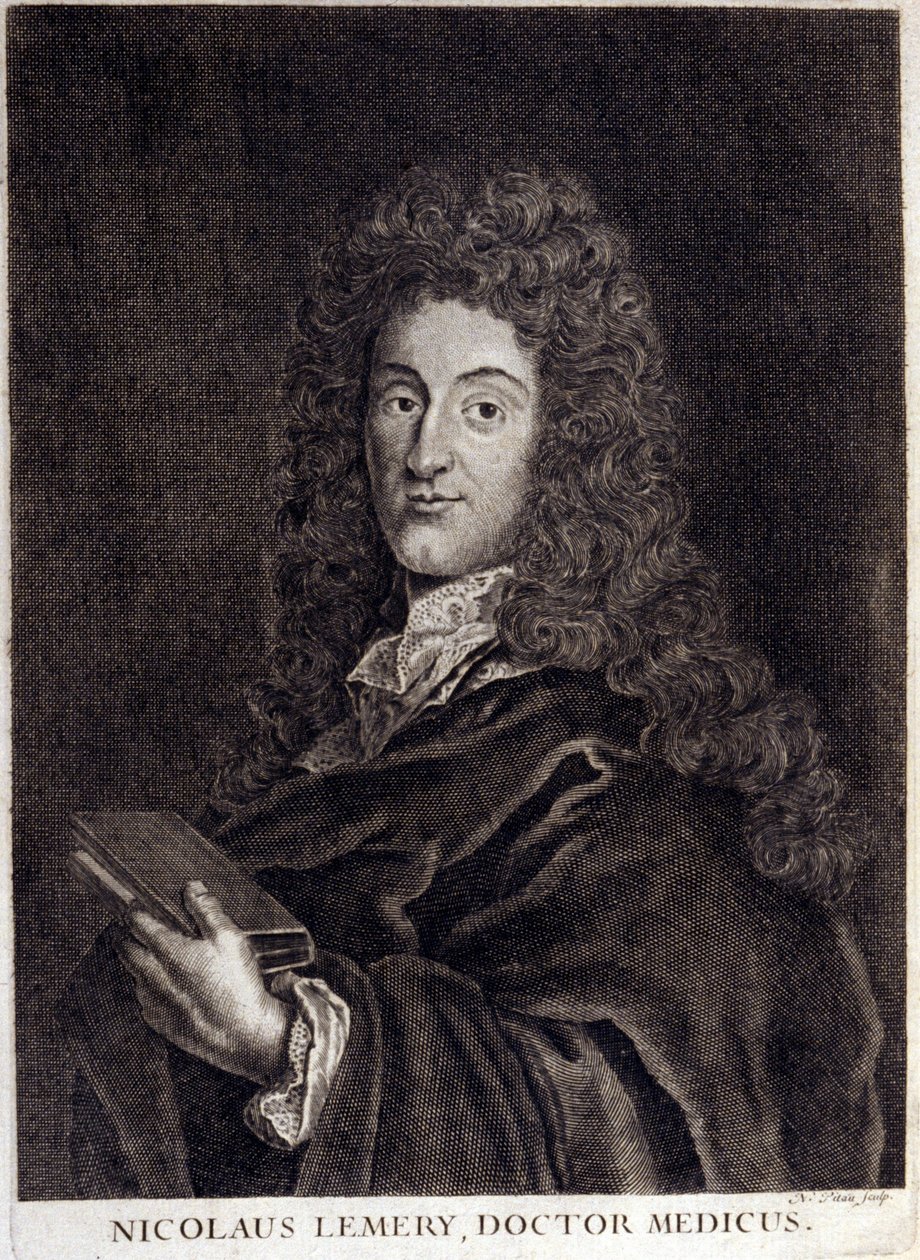 Porträtt av Nicolas Lemery (1645 - 1715), fransk apotekare och kemist. av Unknown artist