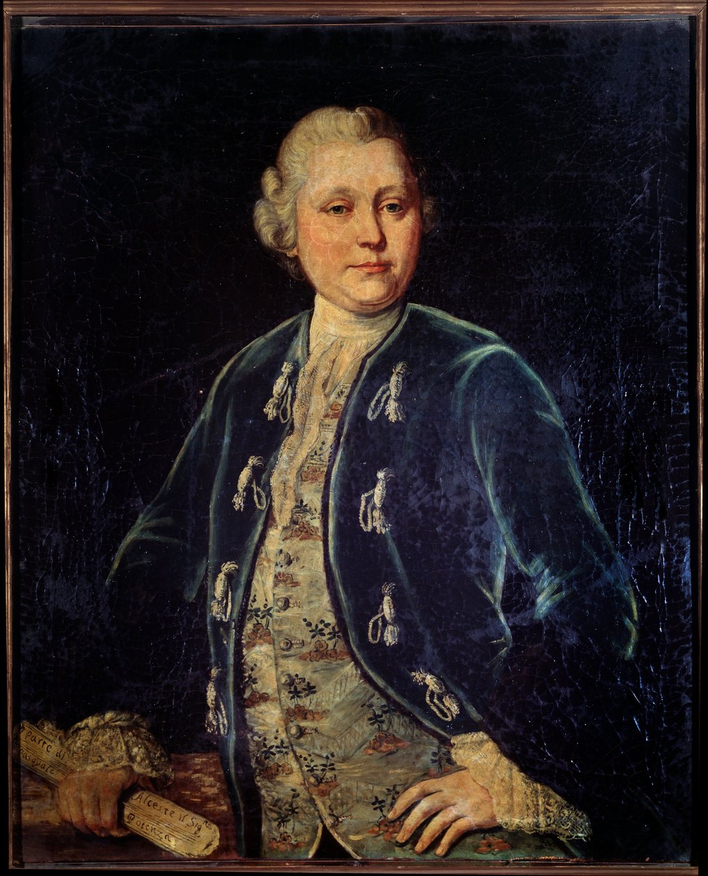 Porträtt av Pasquale Potenza, italiensk castrato (målning av Unknown artist