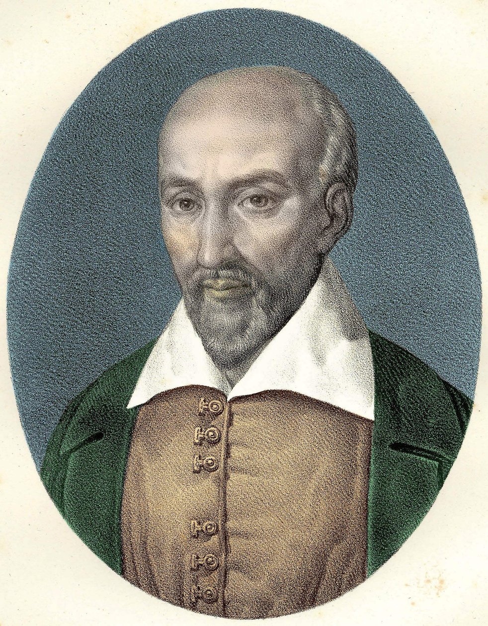 Porträtt av Pierre Charron (1541 - 1603) fransk moralist av Unknown artist