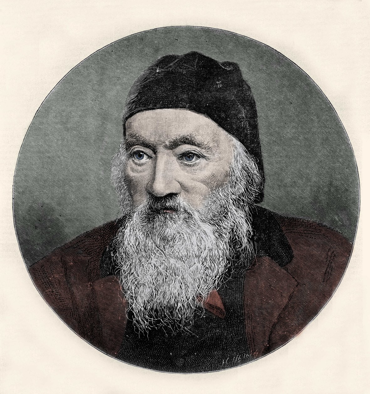 Porträtt av Richard Owen (1810-1890), engelsk naturforskare. av Unknown artist