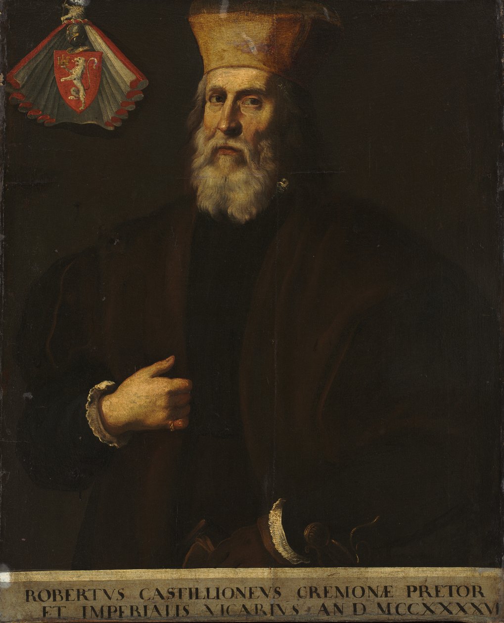 Porträtt av Roberto Castiglione av Unknown artist