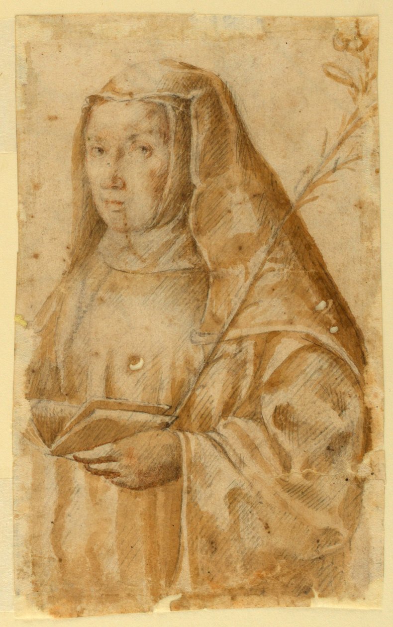Porträtt av Saint Catherine of Siena av Unknown artist
