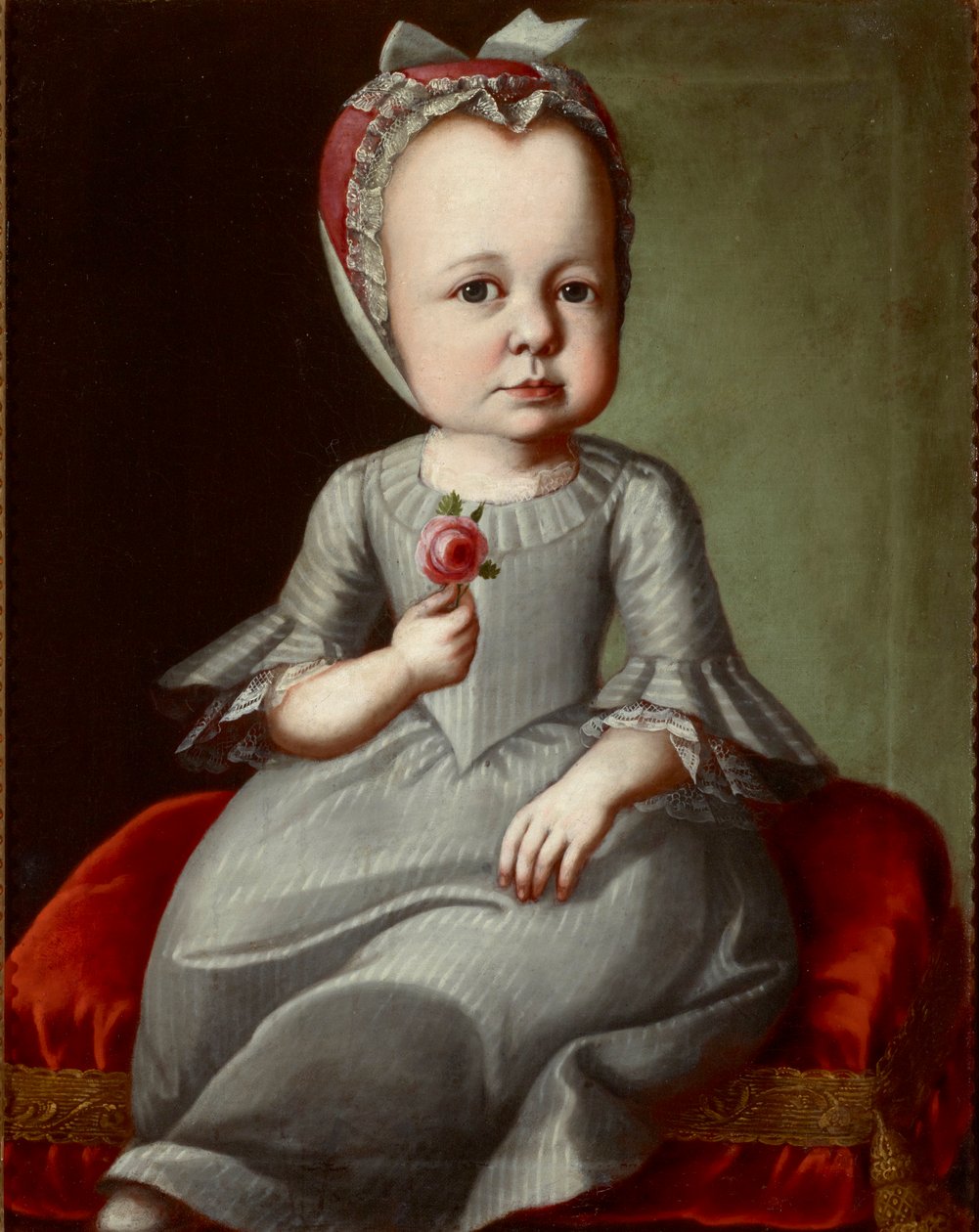 Porträtt av Sophia Elizabeth von Brukenthal (1749-1753) av Unknown artist