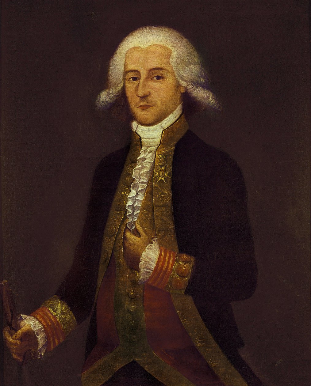 Porträtt av den spanske sjömannen och militären Federico Carlos Gravina (1756-1836), sent 1700-tal - 1800-tal (olja på duk) av Unknown artist