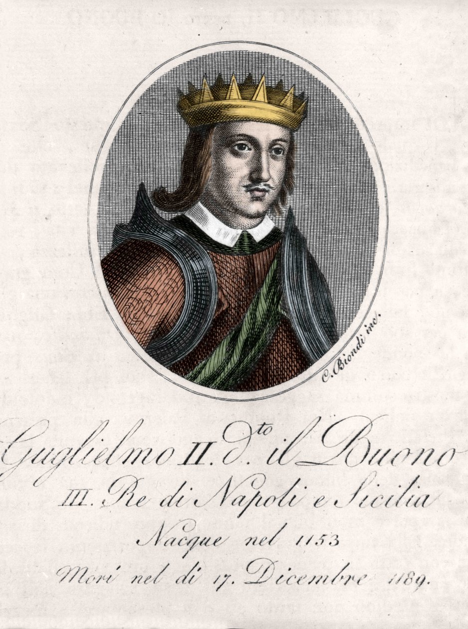 Porträtt av William II den gode (William den gode av Unknown artist