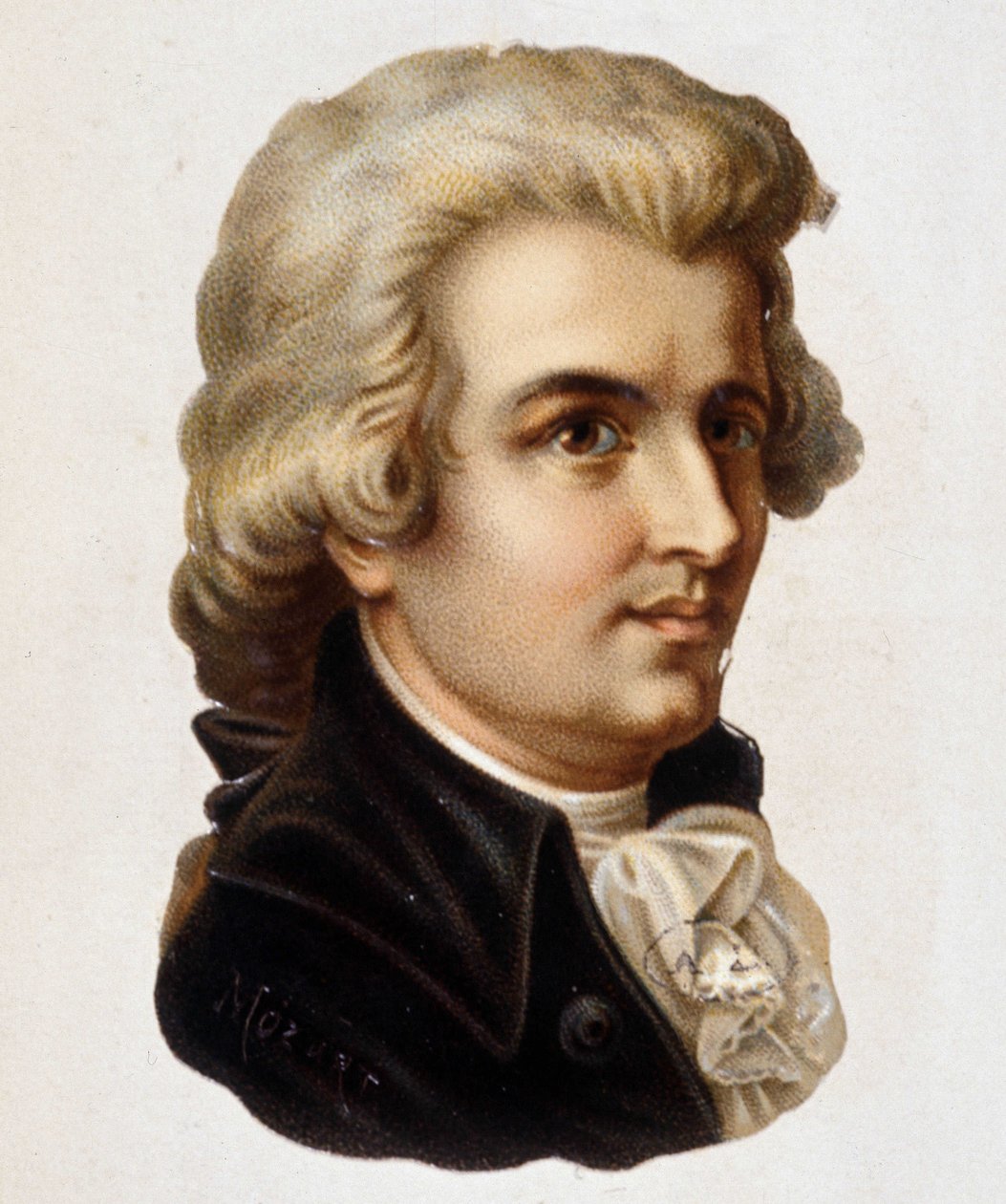 Porträtt av Wolfgang Amadeus Mozart (1756-1791) av Unknown artist