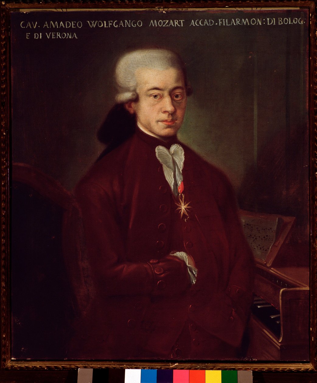 Porträtt av Wolfgang Amadeus Mozart vid 21 (målning av Unknown artist