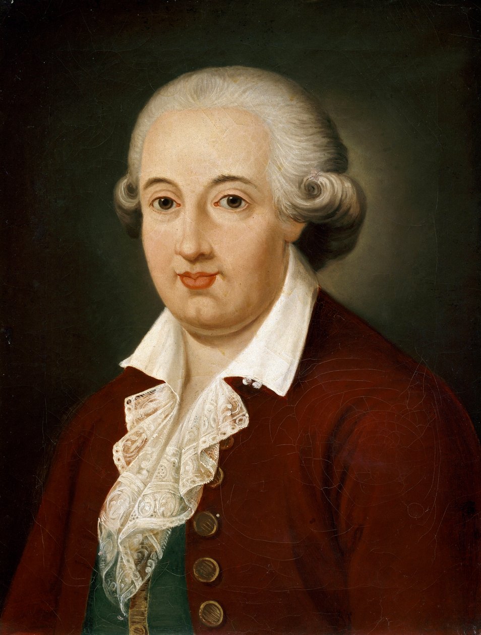 Porträtt av kompositören Domenico Cimarosa av Unknown artist
