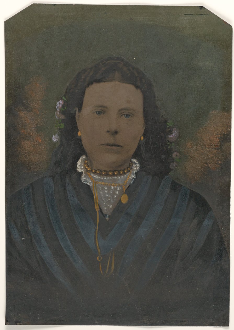 [Porträtt av ung kvinna] av Unknown artist