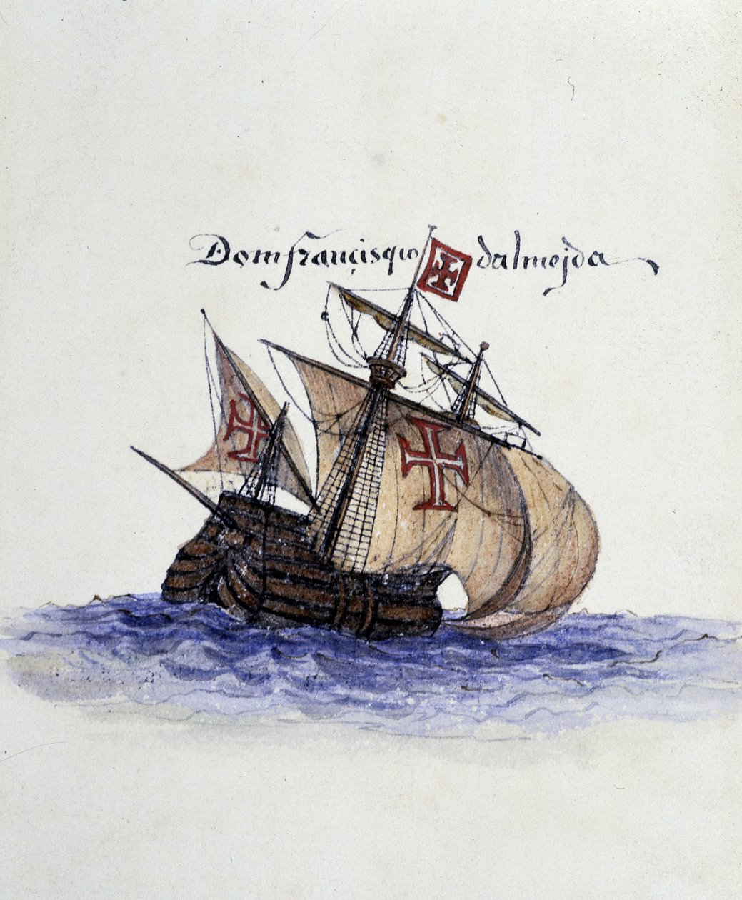 Portugisisk karavell av Unknown artist