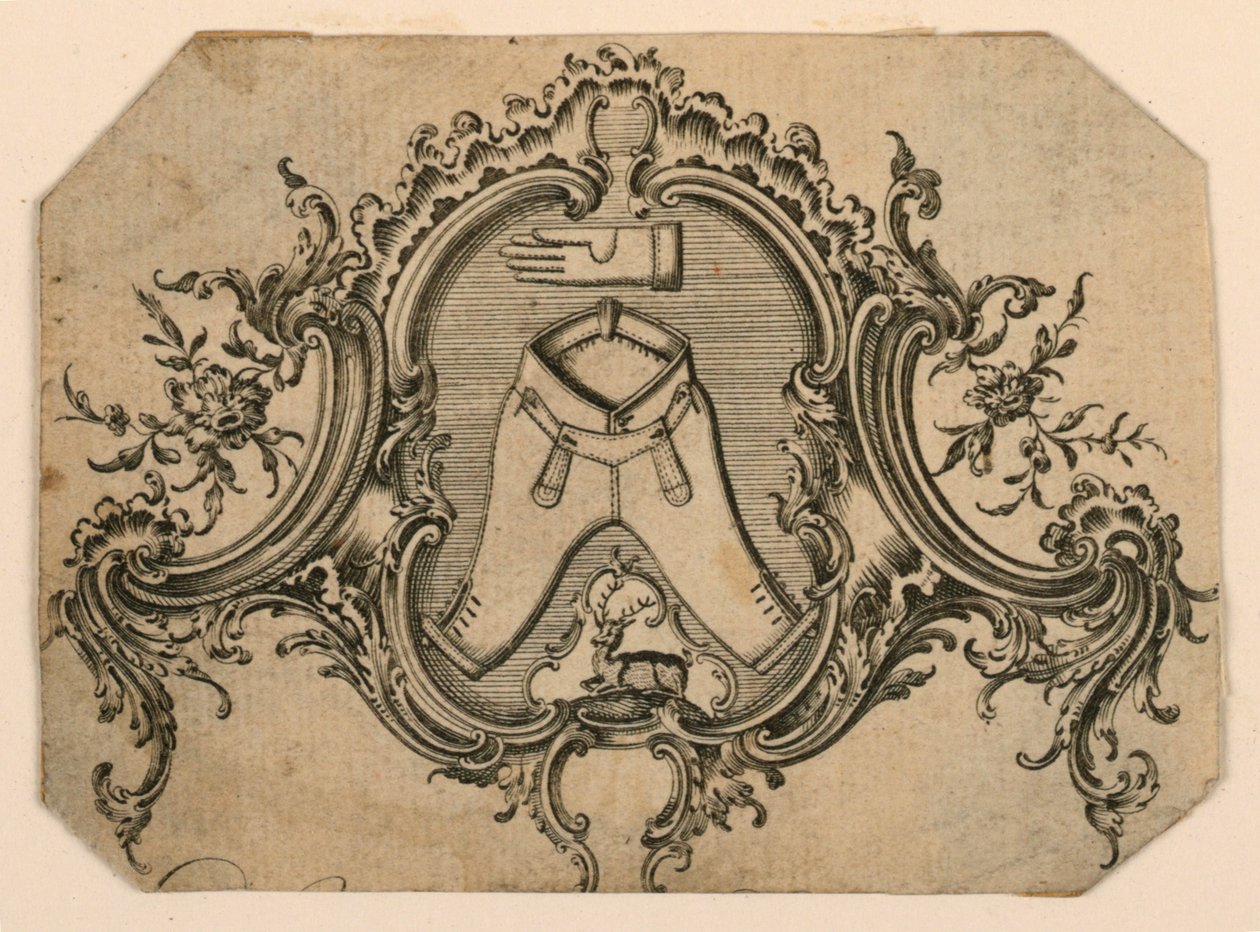 Möjligt handelskort för Clothier av Unknown artist