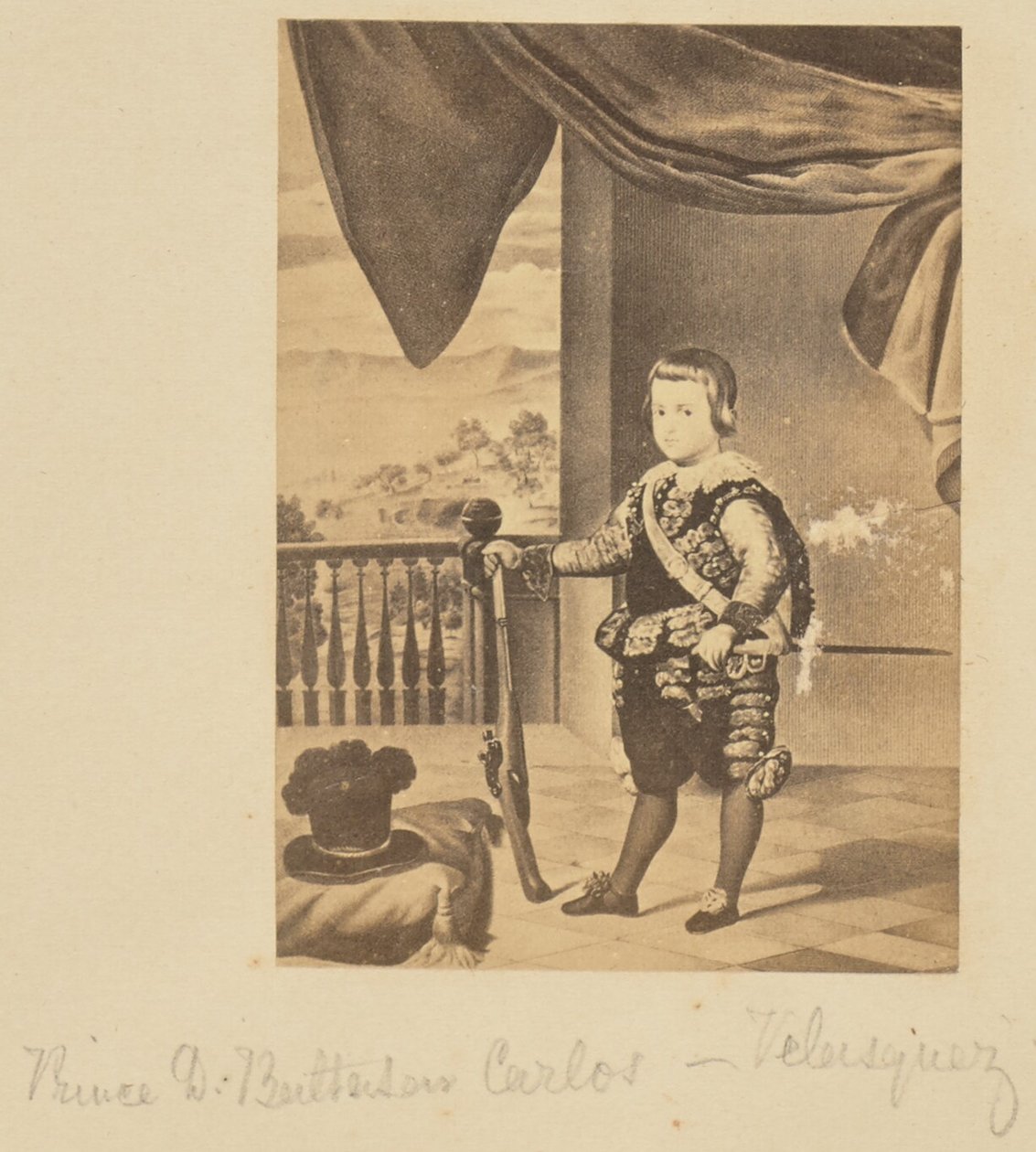 Prins D. Baltasar Carlos - Velasquez av Unknown artist