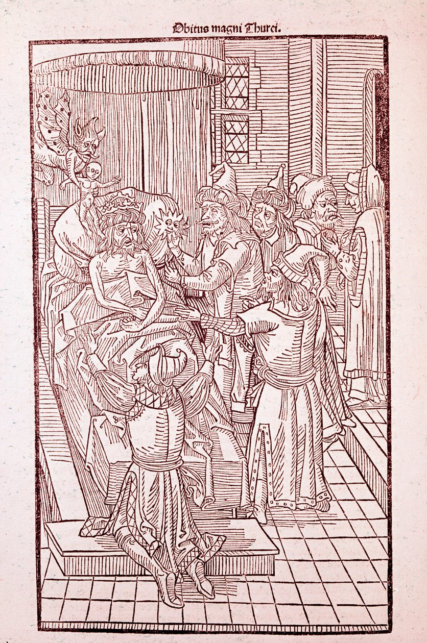 Förmodligen Sultan Mehmed II 1481 (Skärv av Unknown artist