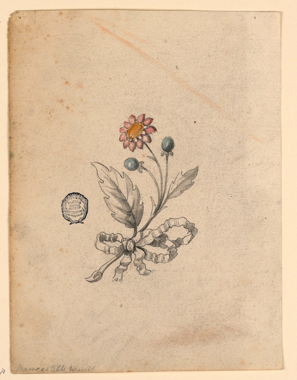 Projekt för en Corsage av Unknown artist
