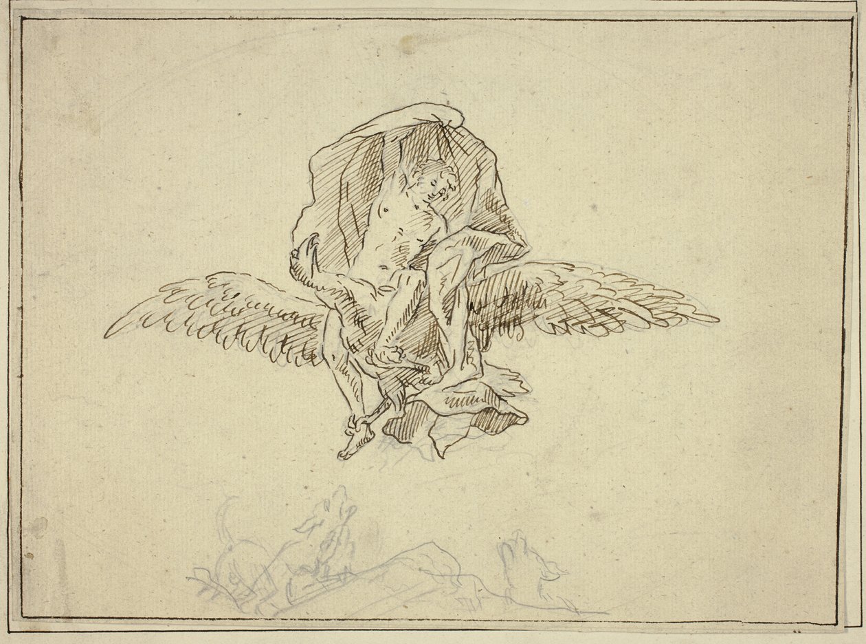 Våldtäkt på Ganymedes av Unknown artist