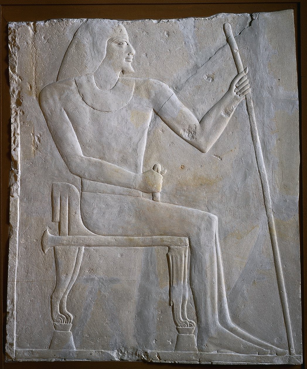 Relief av Nyankhnesut Sittande av Unknown artist