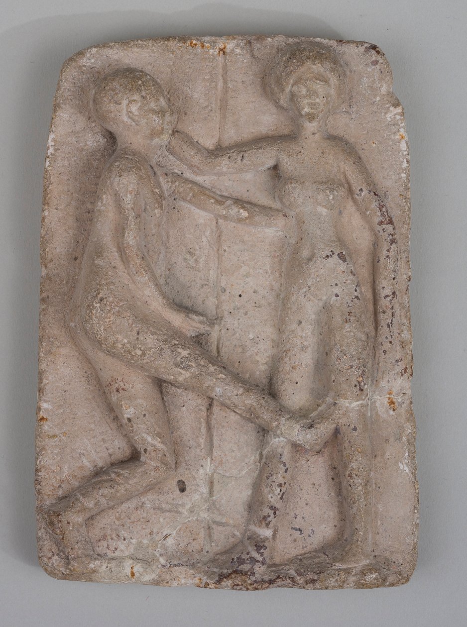 Relief- eller votivplakett av Unknown artist