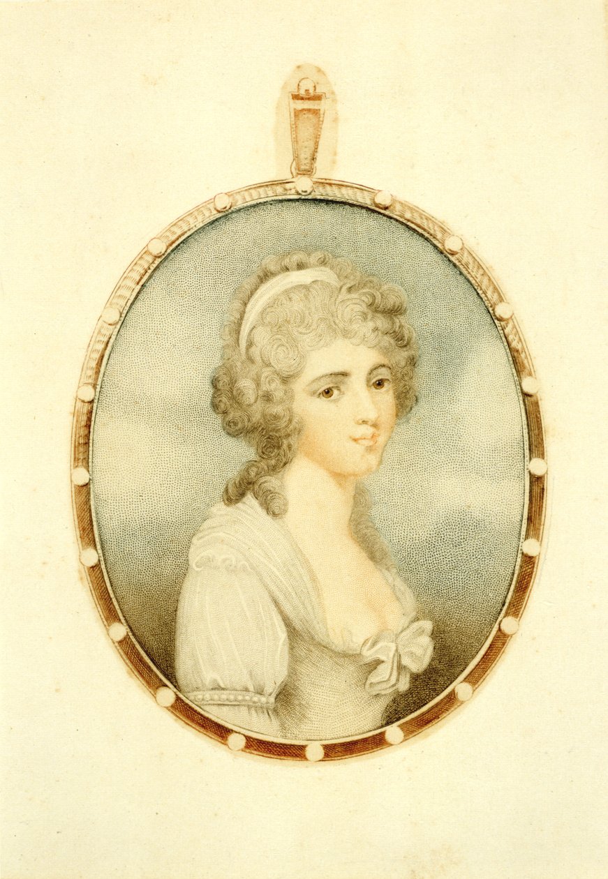 STORACE, Ann (Nancy) (1765-1817) Engelsk sopran av Unknown artist