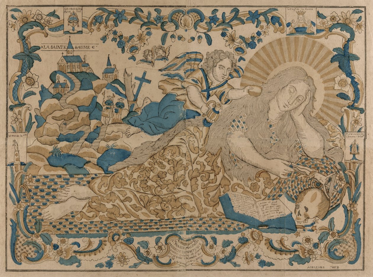 Heliga Maria Magdalena, modell för botgöring av Unknown artist