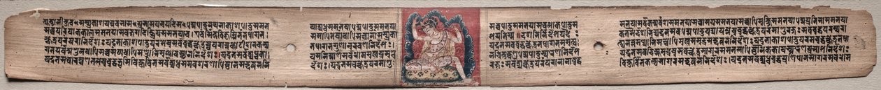 Samantabhadra Spinning Clouds of Things: Folio 22 (recto), från en Gandavyuha-sutra (Scripture of the Supreme Array): av Unknown artist