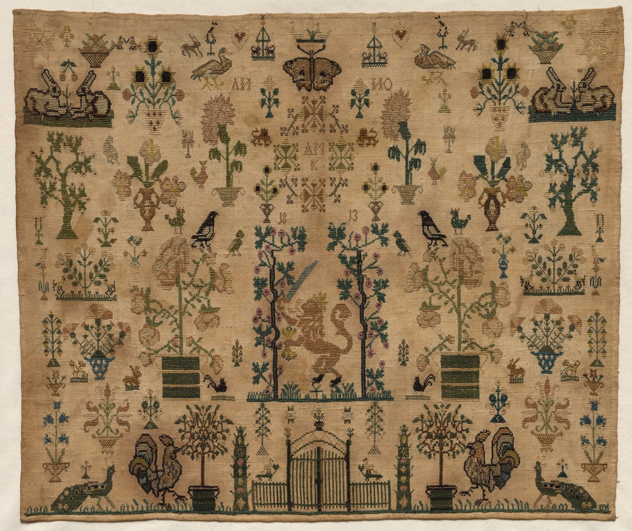 Sampler Fragment av Unknown artist