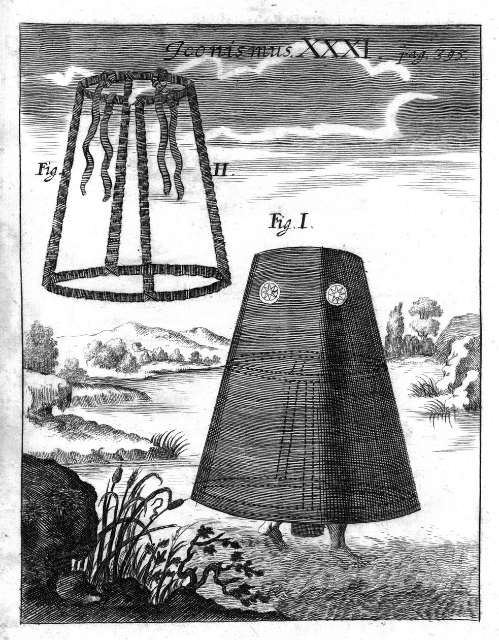 Scanphander föreställd av jesuiten Gaspar Schott (eller Caspar Schotti) 1664. av Unknown artist