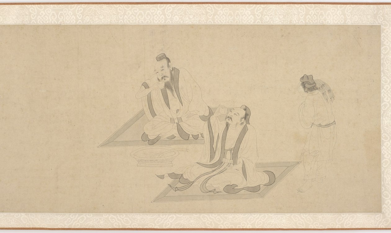 Scener ur Tao Yuanmings liv (del 1) av Unknown artist