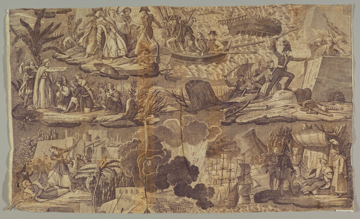 Scener från det grekiska frihetskriget av Unknown artist