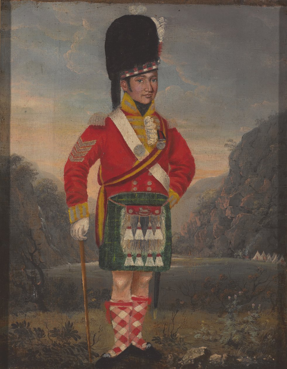 Sergeant, 92nd Highlanders, 1816 ca av Unknown artist