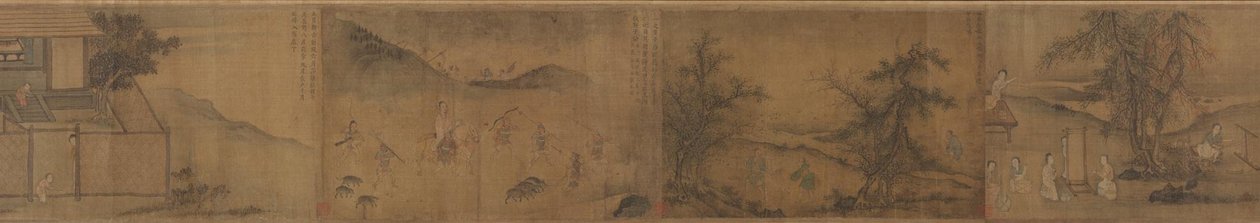 "Sjunde månaden" från Odes of Bin (Binfeng) av Unknown artist