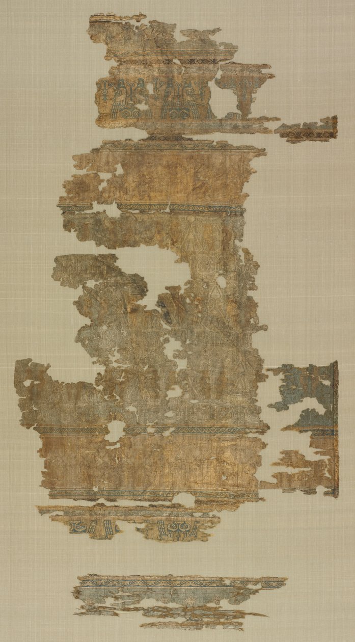Sidenfragment av Unknown artist