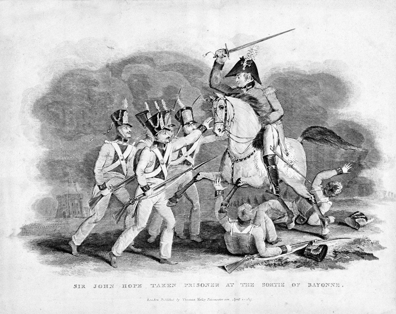 Sir John Hope tillfångatogs vid utflykten i Bayonne av Unknown artist