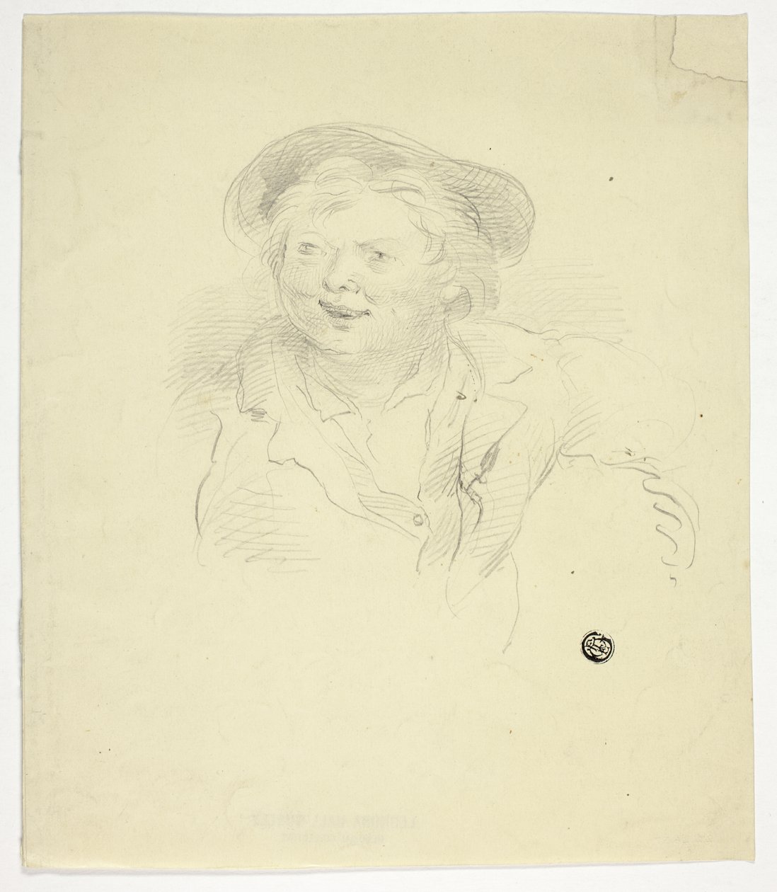 Leende man av Unknown artist