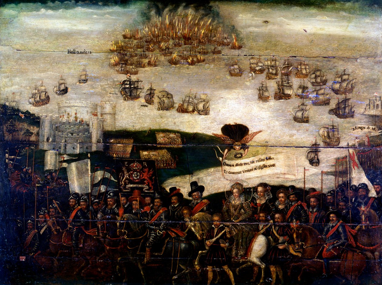 Spanska armadan Dyptich av Unknown artist