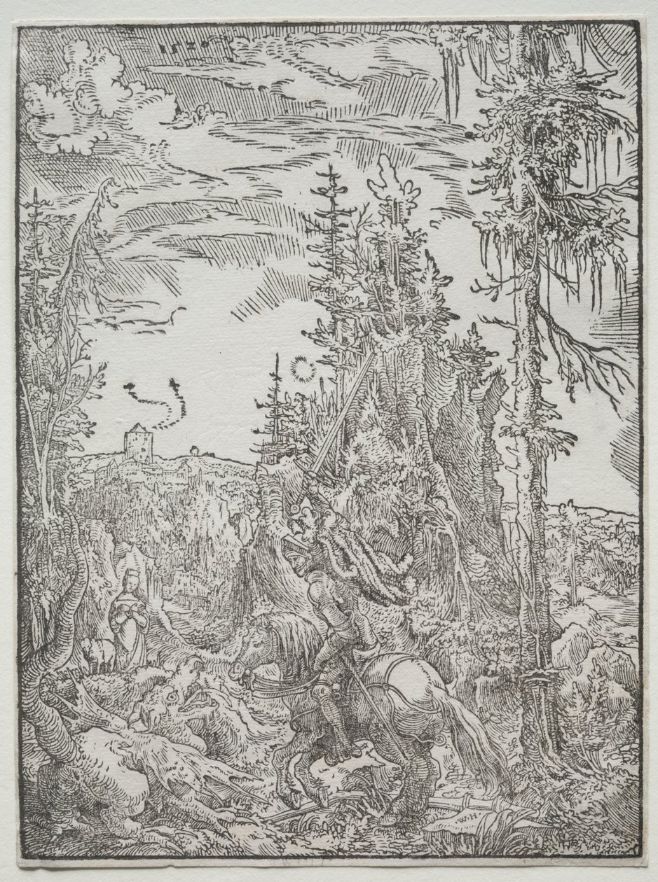 St George och draken av Unknown artist