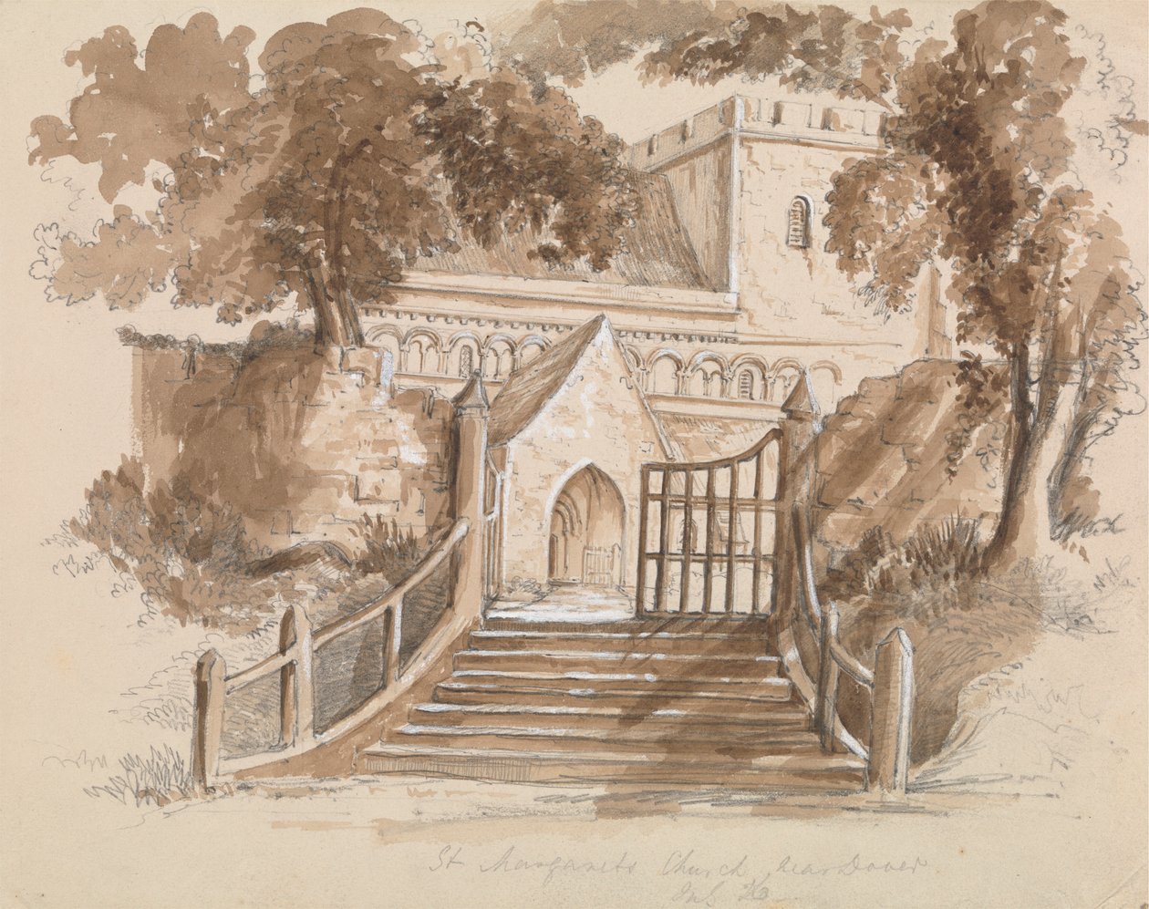 St Margarita kyrka av Unknown artist