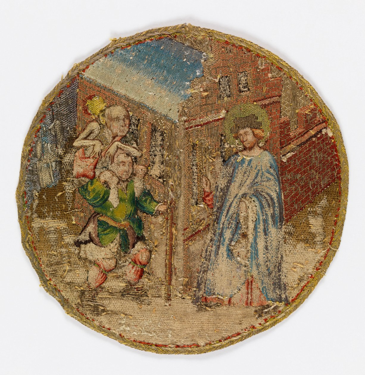 St Martin botar de lama och blinda tiggarna mot deras vilja av Unknown artist