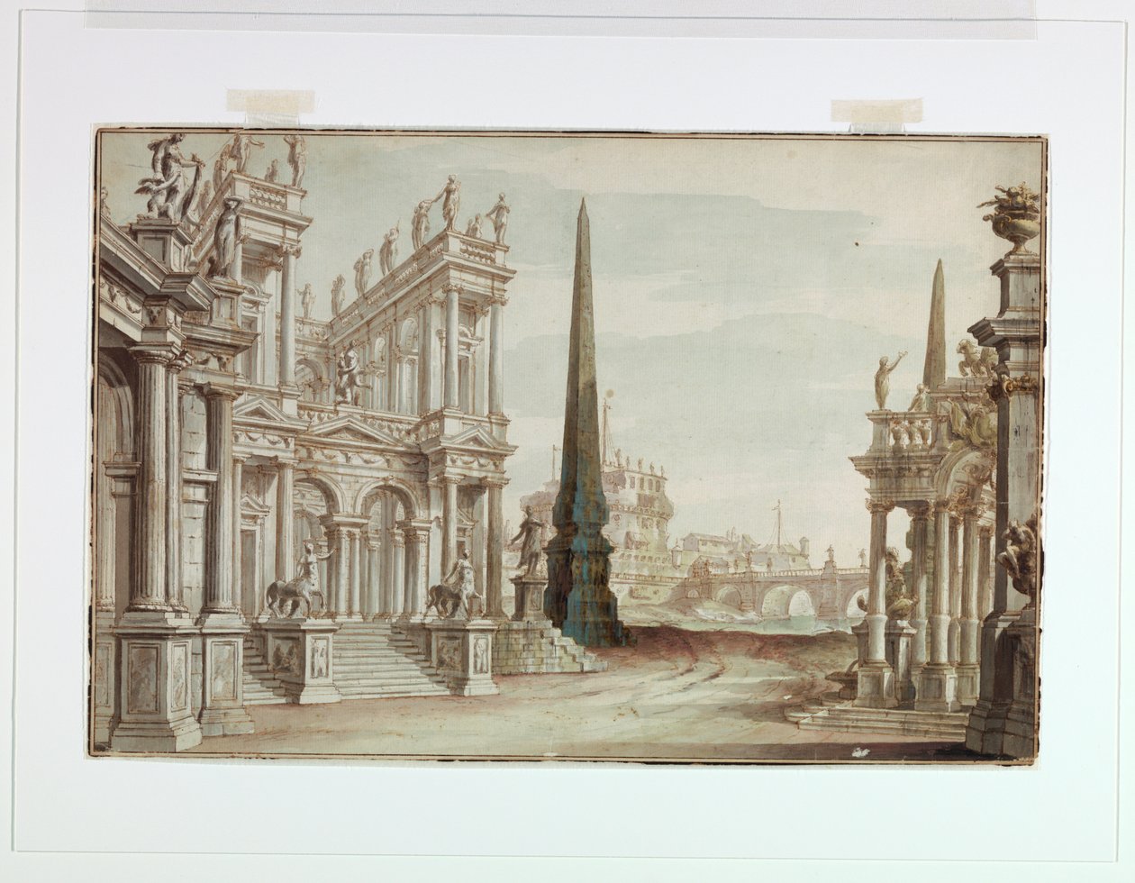 Scenografi, Fantasy of Rome med Castel Sant 