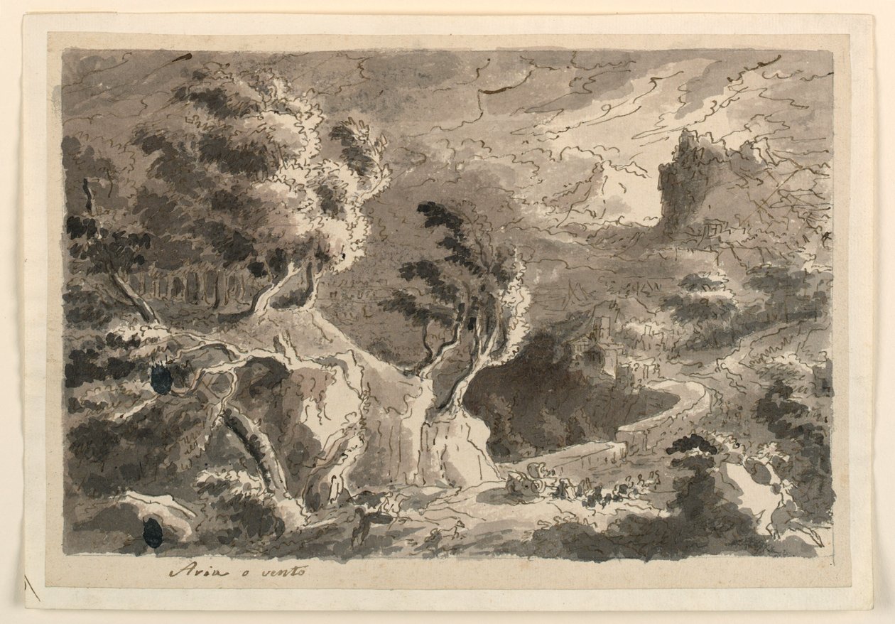 Scenografi, Landskap i kullar av Unknown artist