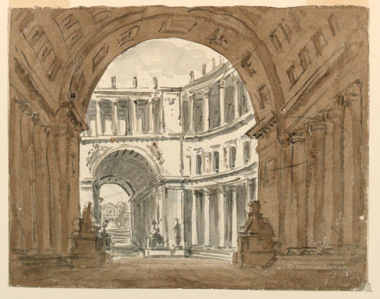Scenografi, Palace Court av Unknown artist