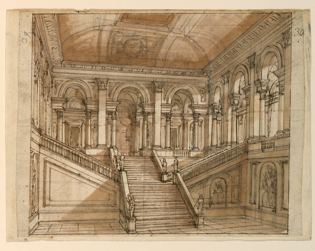 Scenografi, Palace interiör av Unknown artist