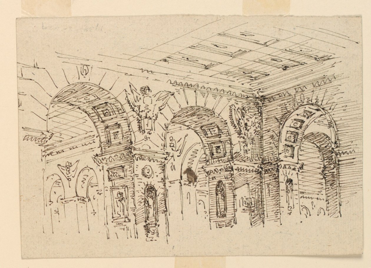 Scenografi, Palace interiör av Unknown artist